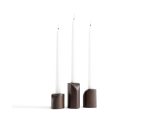 (Ethnicraft 2025) – PI candle holders – (Mahogany dark Brown) – 29783