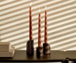 (Ethnicraft 2025) – PI candle holders – (Mahogany dark Brown) – 29783