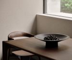 (Ethnicraft 2025) – Satellite bowl – (Mahogany dark Brown) – 29748