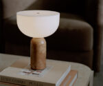 (New Works 2025) – Kizu Portable Lamp – (Breccia Pernice Marble) – 21713