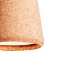 (New Works 2025) – Material_Pendant Lamp – (Natural Cork – White Wire) – 20110