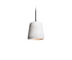(New Works 2025) – Material_Pendant Lamp – (White Marble – White Wire) – 20119