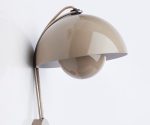 (&Tradition 2026) – Flowerpot VP8 – Wall Lamp – (Grey Beige) – 133090A209