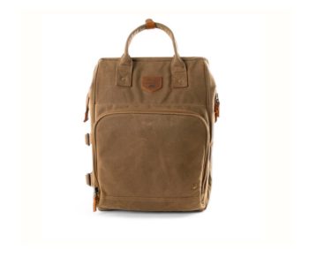 Hiker Mochila de Térmica de Lona e Couro