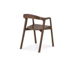 (Ethnicraft 2025) – Bok dining chair – (Teak Brown) – (No Upholstery) – (Varnish) – 10683