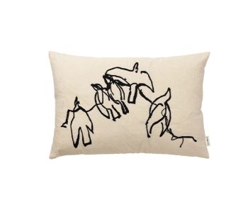 Embroidered Cotton Pillow