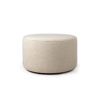 Barrow Pouf low in Fabric ethnicraft