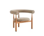(New works 2026) – Bukowski Lounge Chair – (Quick ship- Sacho, Moss, 017 – Oak) – 44312KVMO017