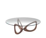 (Cattlan Italia 2026) – Heliz – (Glass – Canaletto walnut) – 120cm – NC – OP0